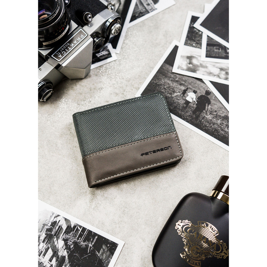 Leatherette wallet RFID PETERSON PTN EH-02Z