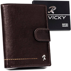 Leather wallet RFID ROVICKY N4L-CMC