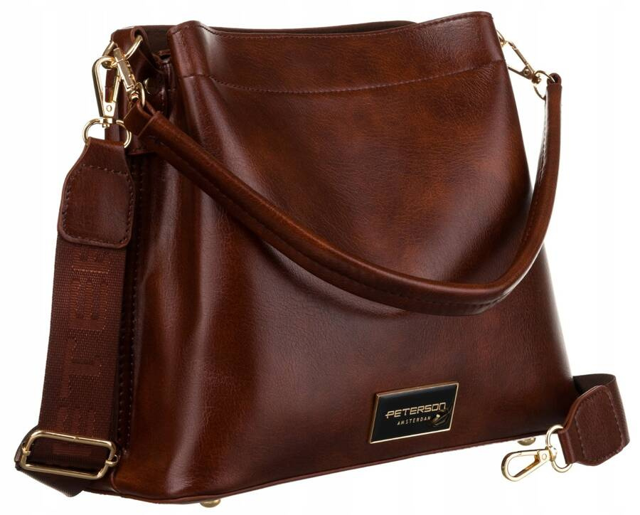 Leatherette bag PETERSON PTN H3655