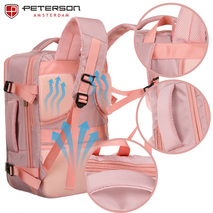 Nylon laptop bagpack PETERSON PTN 24403