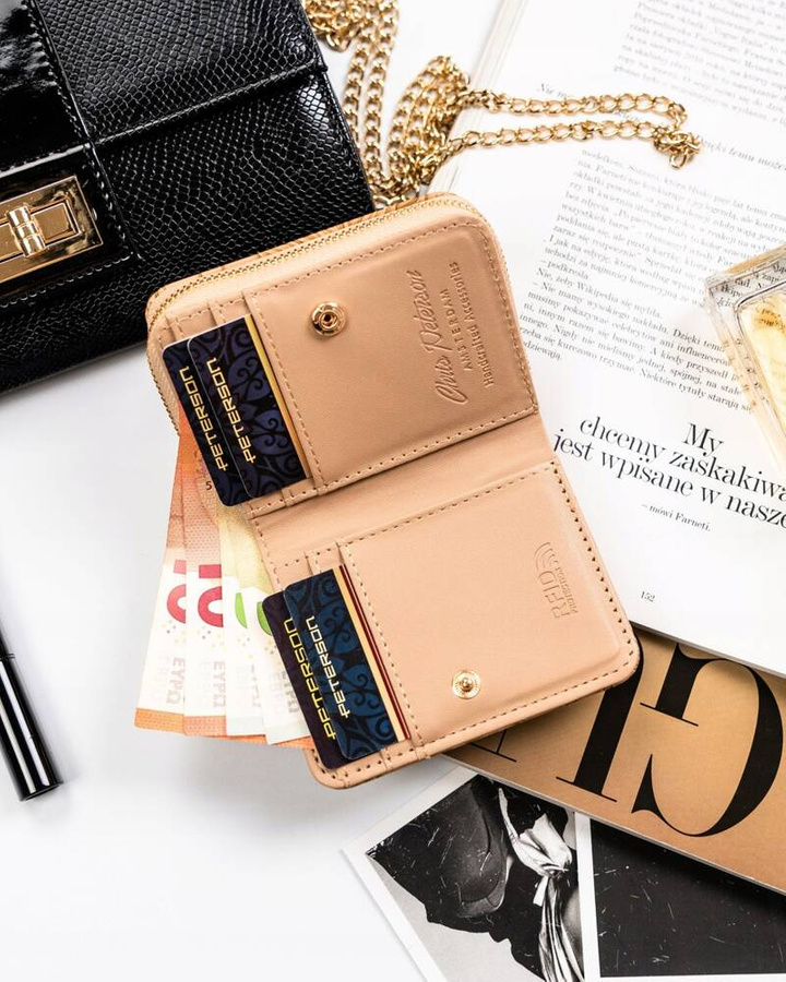  Leatherette wallet RFID PETERSON PTN 010-FL