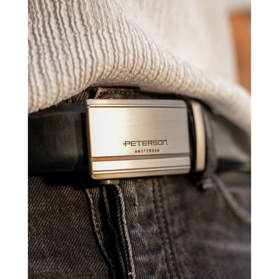 Leather belt PETERSON PTN A006
