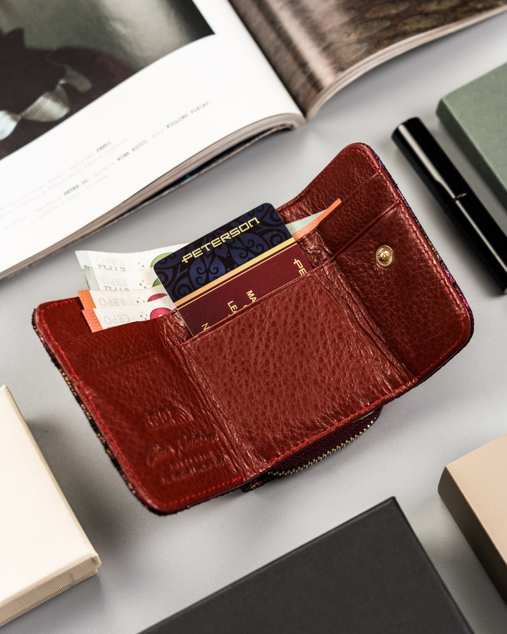 Leather's wallet RFID PETERSON PTN 423229-MD