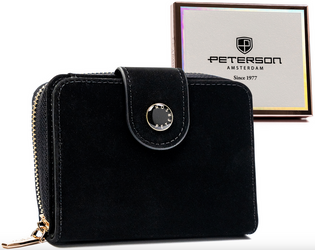 Leatherette wallet RFID PETERSON PTN 014-WEI