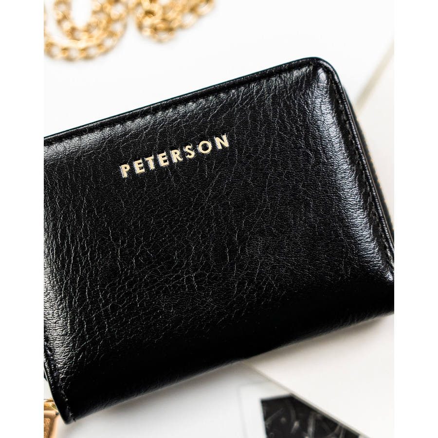 Leatherette wallet RFID PETERSON PTN 010-HF