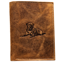 Leather wallet RFID N4-CHM-DOG-1-BL
