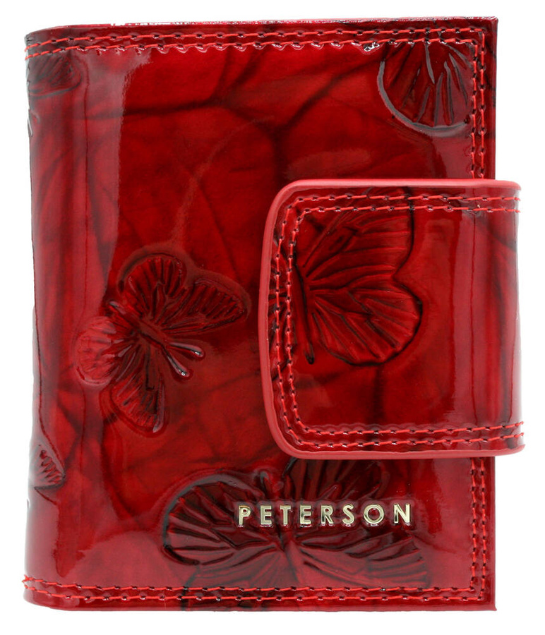 Leather wallet RFID PETERSON PTN 42329-BF