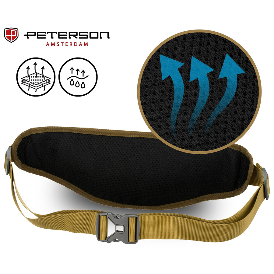 Polyester bumbag PETERSON PTN SWY-02