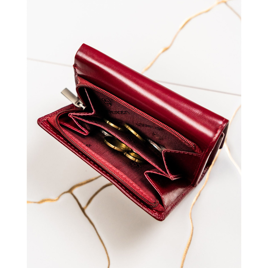 Leather wallet RFID PETERSON PTN RD-17-NGV