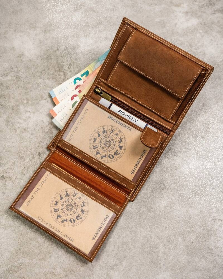Leather wallet RFID ALWAYS WILD N4-CHM-CANC