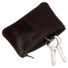 Skórzane etui na klucze w brązowym kolorze - Peterson