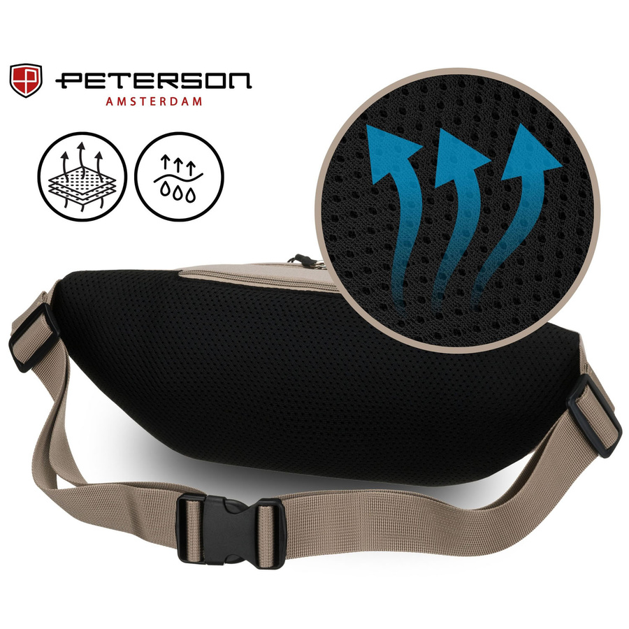 Polyester bumbag PETERSON PTN SWY-01