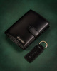 Leather wallet & key ring set ROVICKY  R-SET-M-N4L-KCS