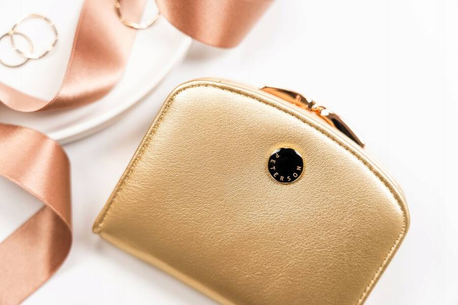 Leatherette wallet RFID PETERSON PTN 1830-F8