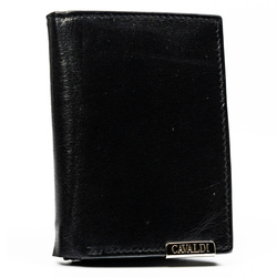 Leather wallet RFID 4U CAVALDI N4-P-GOS-BL