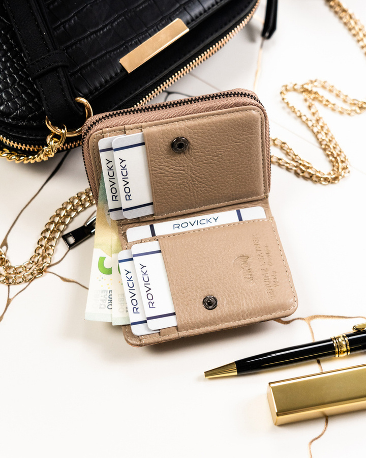 Leather wallet RFID LORENTI 5157-SK