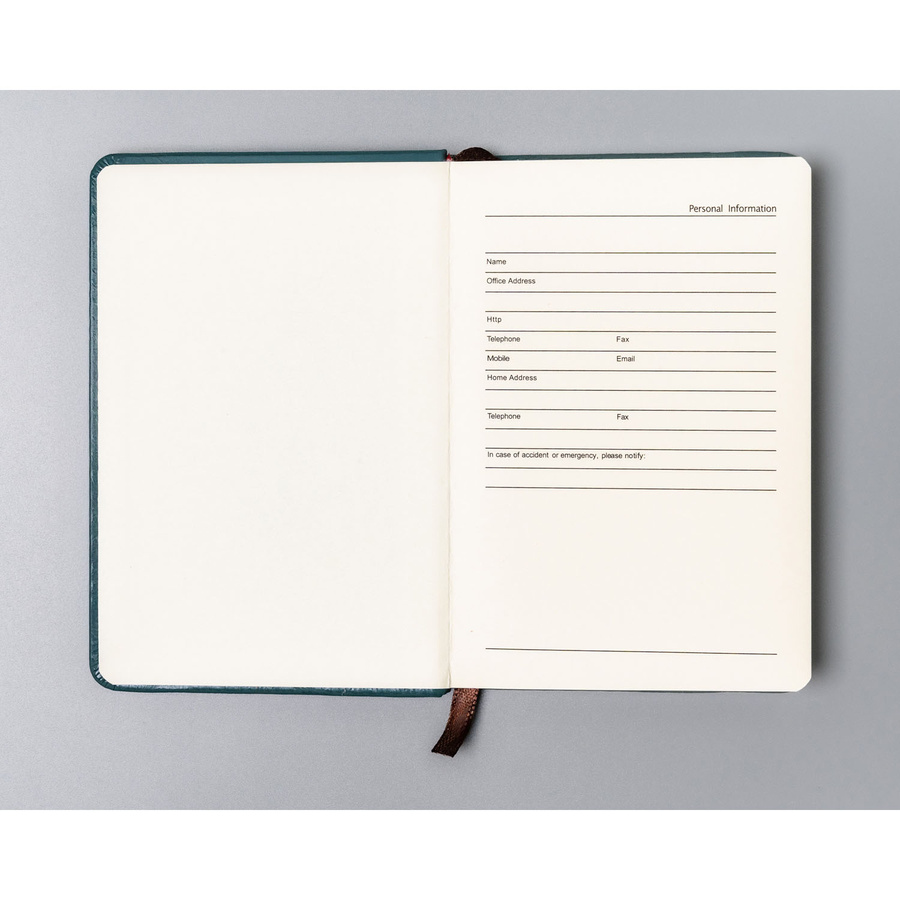 Zielony notes w formacie A6 zadrukowany w kropki - Peterson