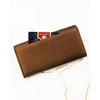 Leather and leatherette wallet RFID PETERSON PTN PS401-HNL