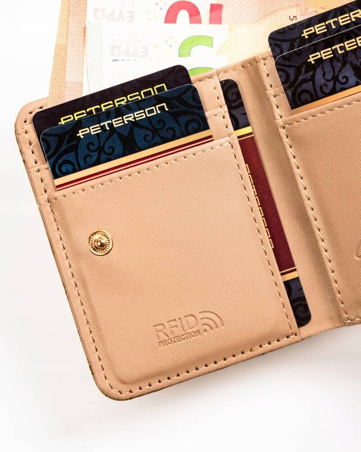  Leatherette wallet RFID PETERSON PTN 010-FL