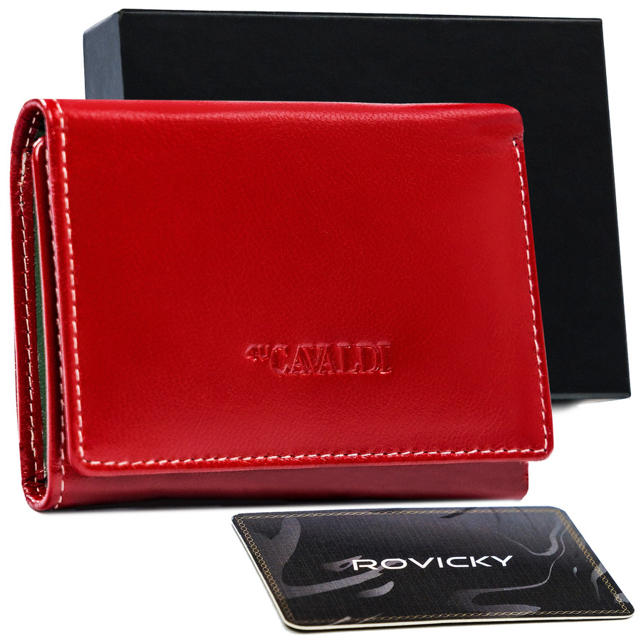 Leather women wallet CAVALDI RD-17-GCL