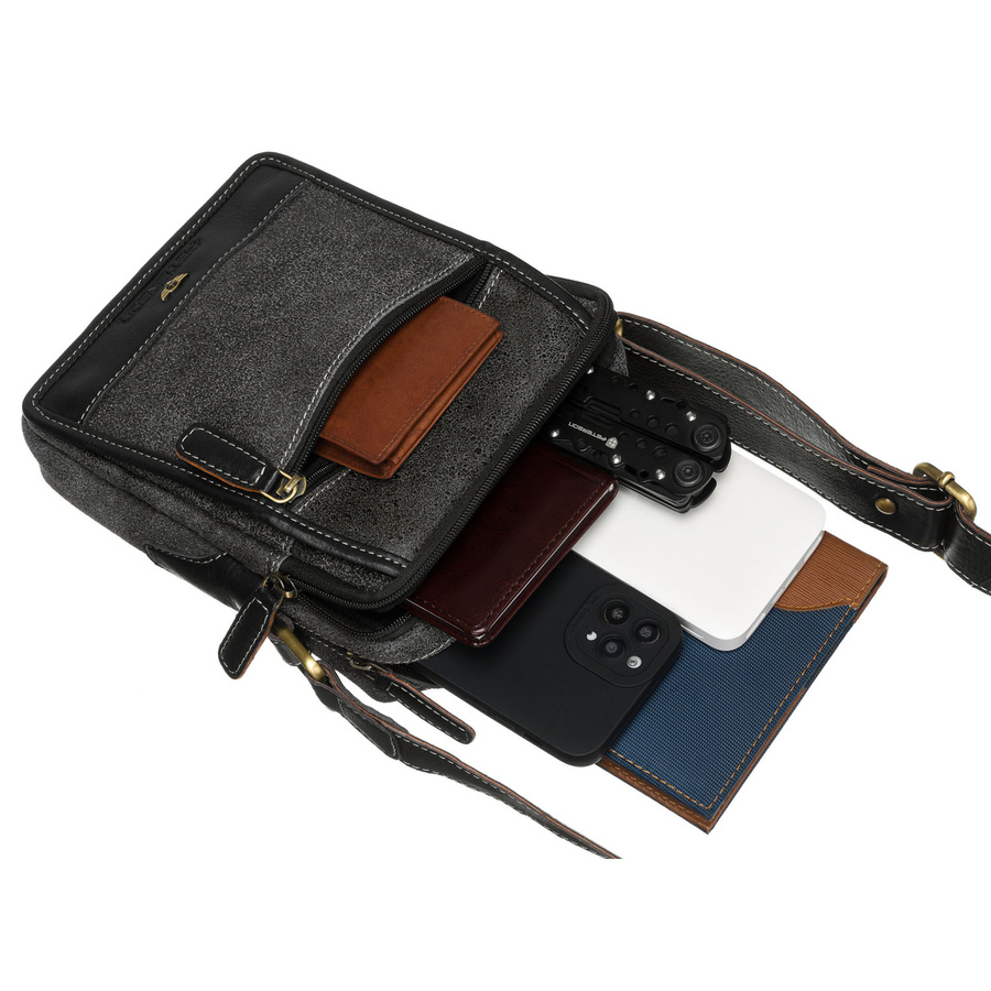 Leather bag PETERSON PTN 662-SCC