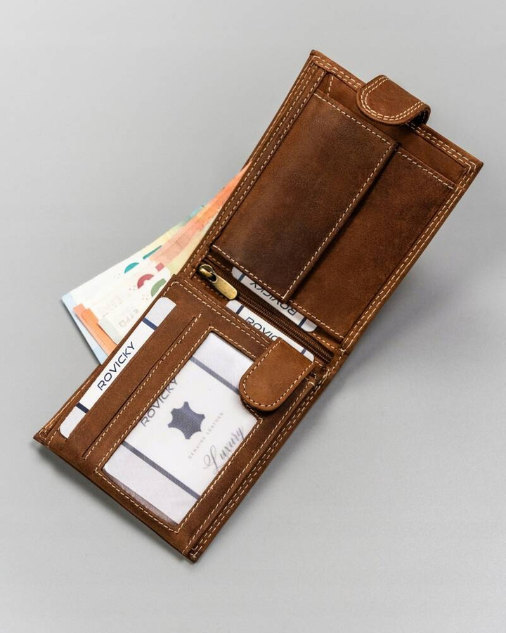 Leather wallet RFID ALWAYS WILD N992-CHM
