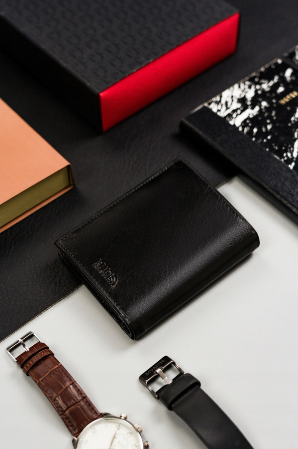 Leather wallet RFID PETERSON PTN 303.01