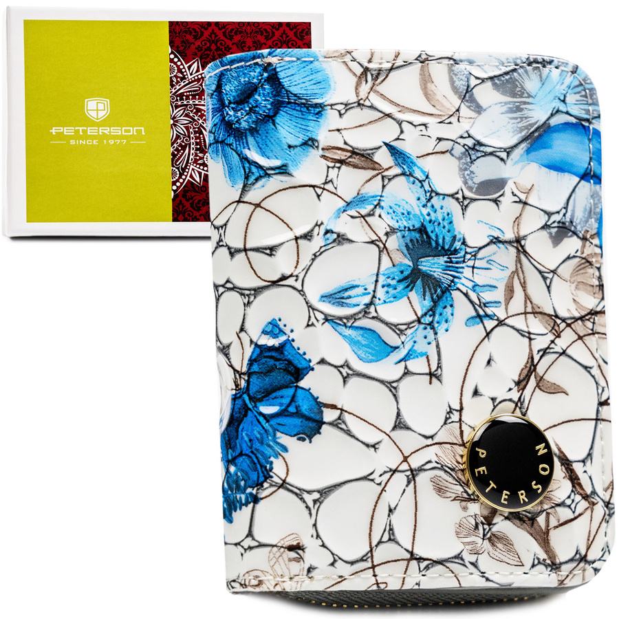 Leather wallet RFID PETERSON PTN PH33-LFL