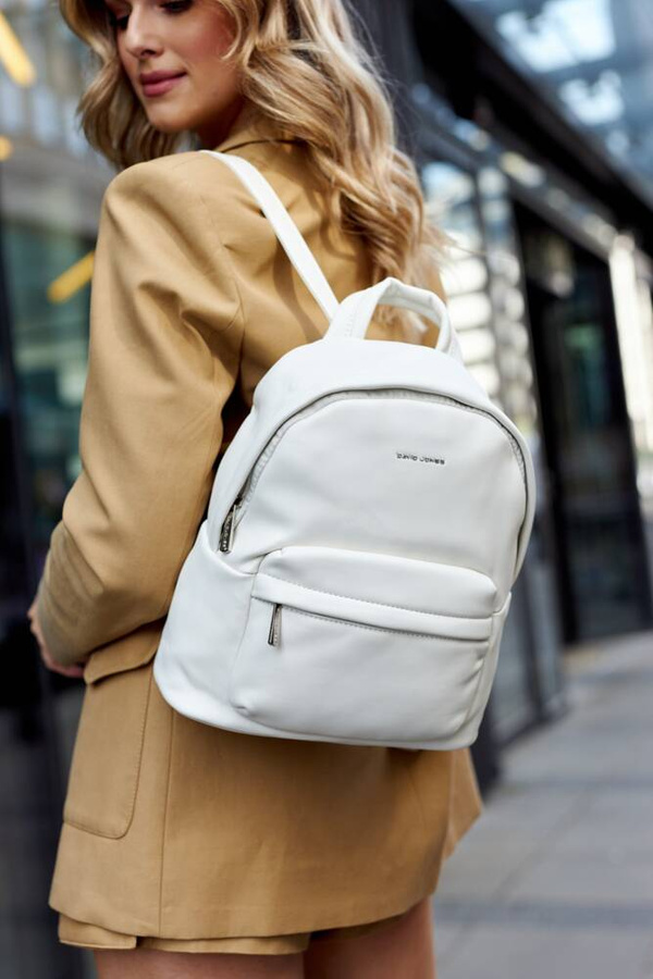 Leatherette bagpack DAVID JONES 6721-2