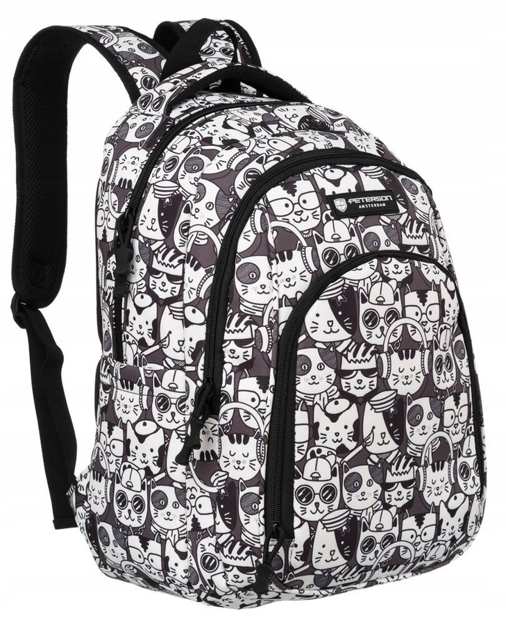 Polyester bagpack PETERSON PTN 77711-6616 PRT-9