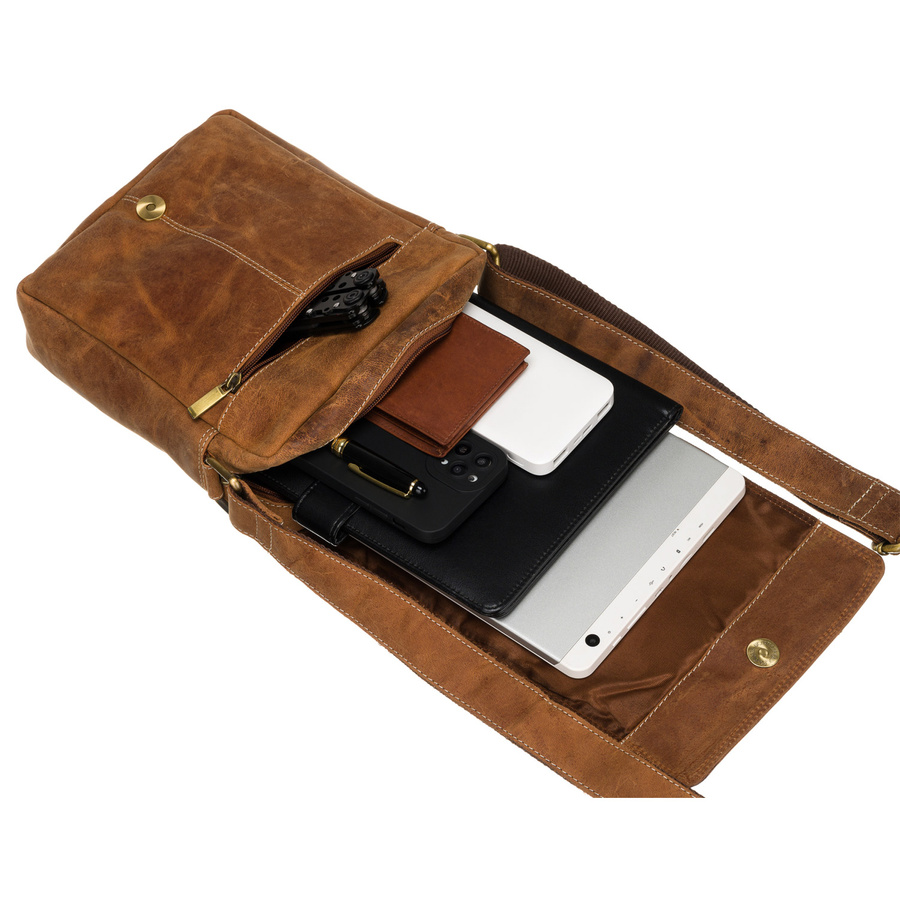 Torba męska w stylu vintage z regulowanym paskiem - Always Wild