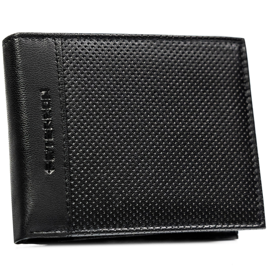 Leather wallet RFID PETERSON PTN N992-DOT