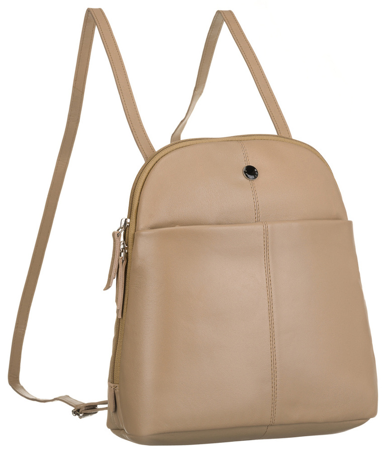 Leather bagpack PETERSON PTN TOR-311-SNC