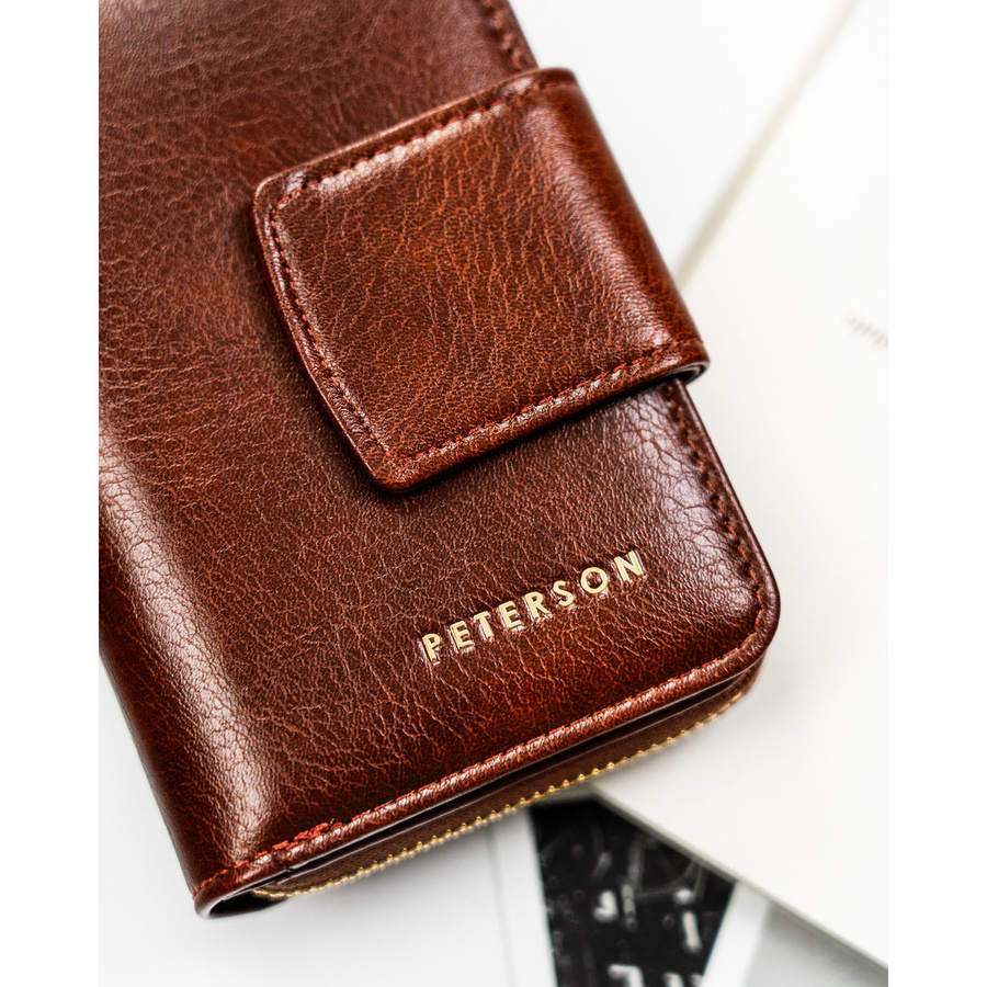 Leatherette wallet RFID PETERSON PTN 009-HF