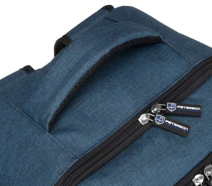 Polyester bagpack PETERSON PTN GPL-01-T