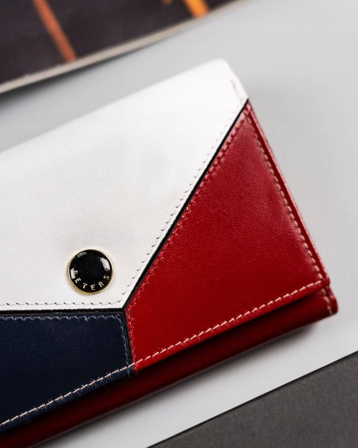 Leathyer's wallet RFID PETERSON PTN RD-22-GCL-Y