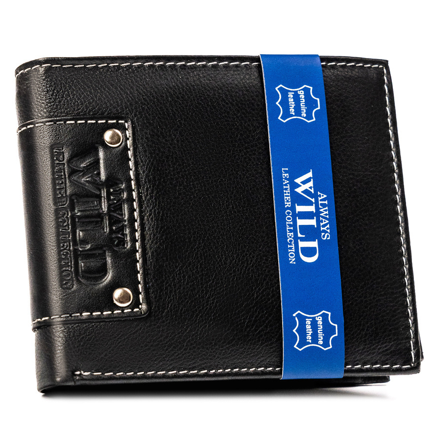 Leather wallet RFID ALWAYS WILD N992-P-CCD