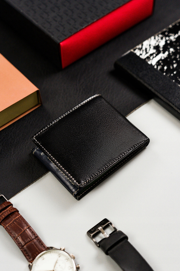 Leather wallet RFID ROVICKY R-RM-24-15-GCL