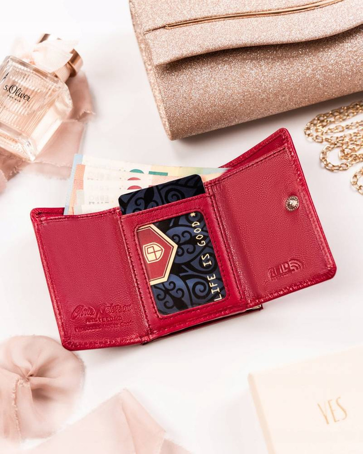 Leather wallet RFID PETERSON PTN RD-25-GCL 