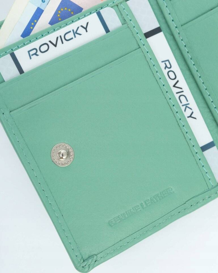 Leather wallet ROVICKY R-23-17-LFN