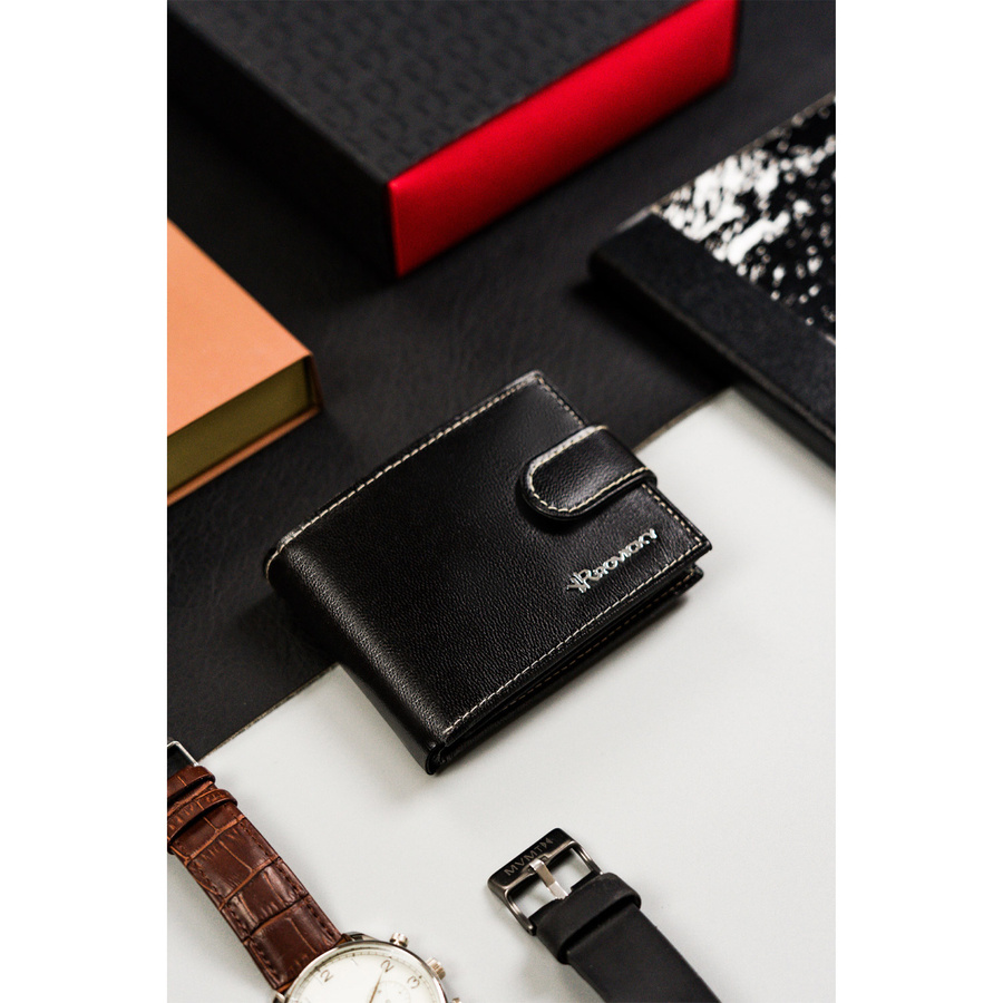 Leather wallet RFID ROVICKY R-RM-24-15L-GCL