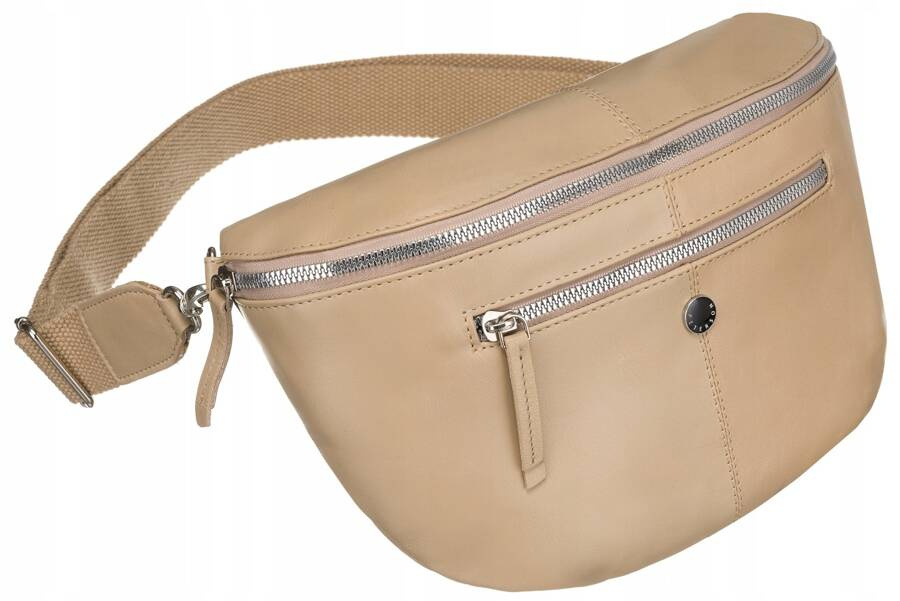 Leather bumbag PETERSON PTN NER-374-SNC
