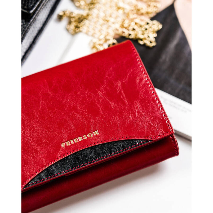 Leather women wallet PETERSON PTN PL-445