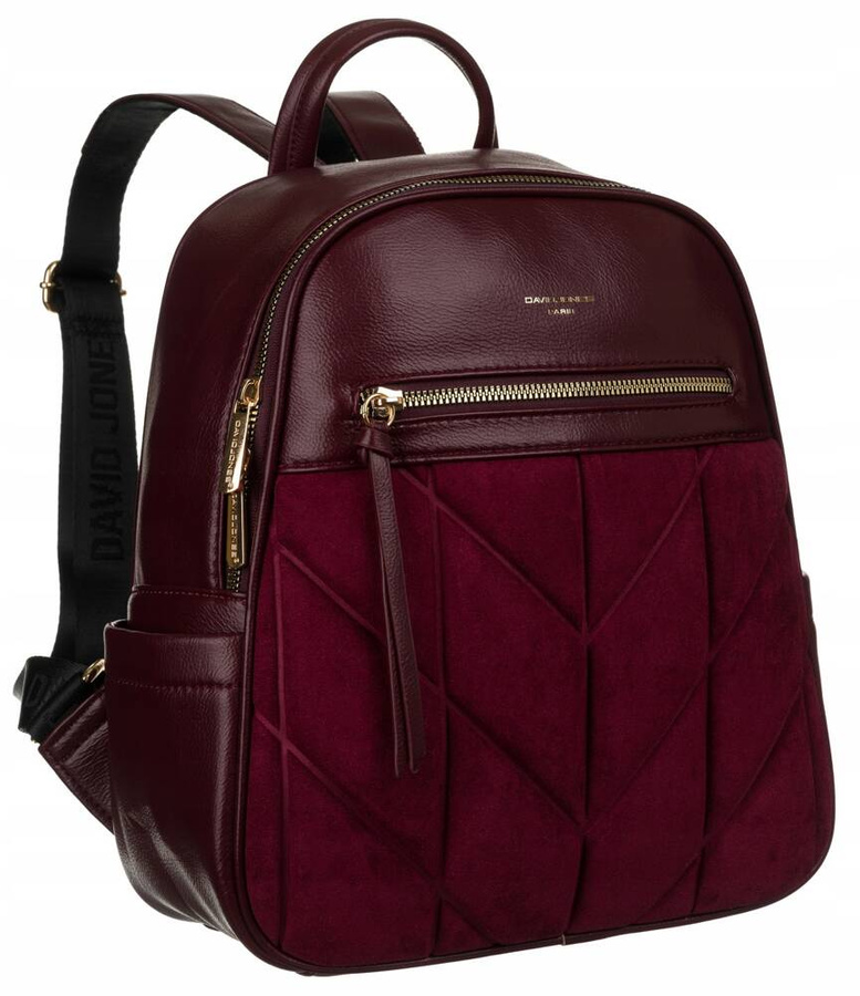 Leatherette bagpack DAVID JONES 6856-2