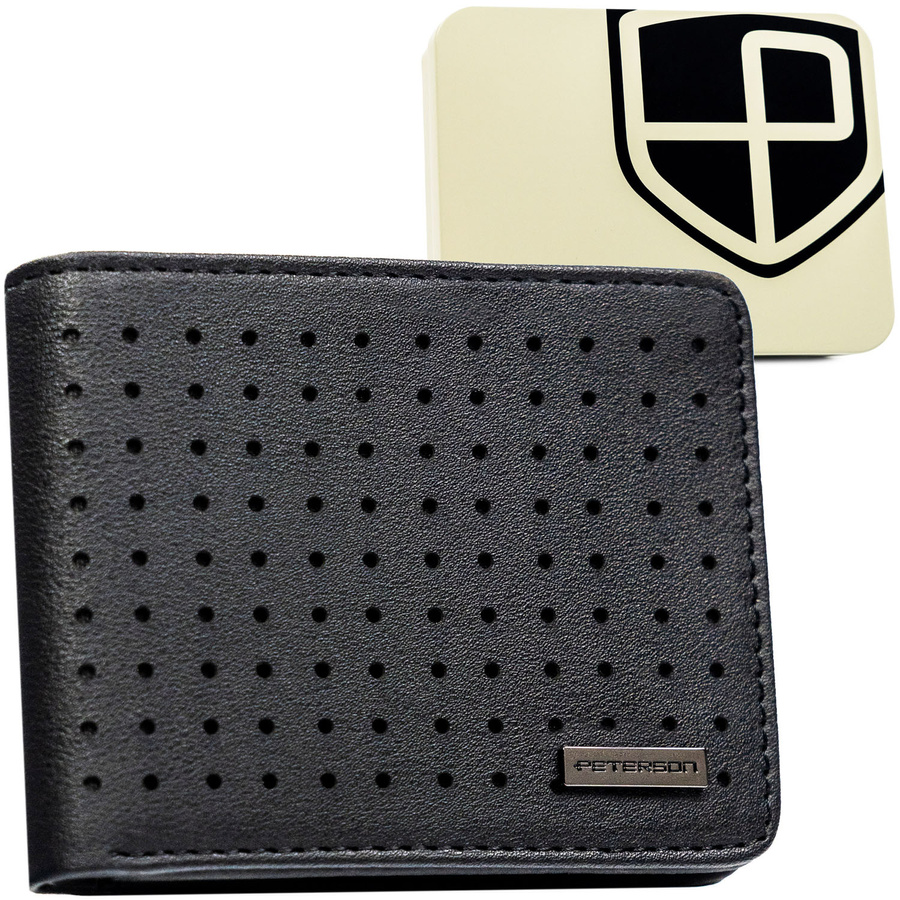 Leatherette wallet RFID PETERSON PTN EH-03Z