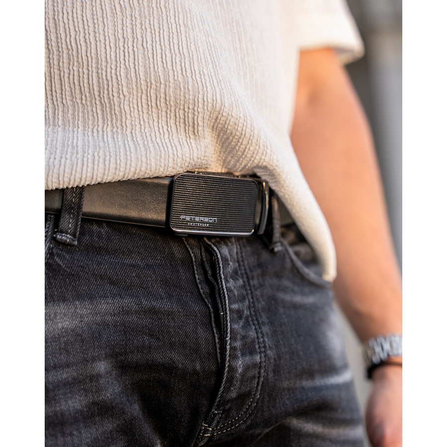 Leather belt PETERSON PTN A010