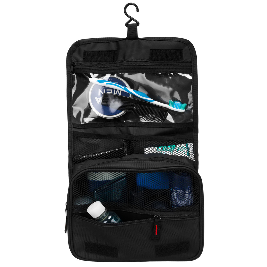 Synthetic cosmetic bag PETERSON PTN KOS-H-02