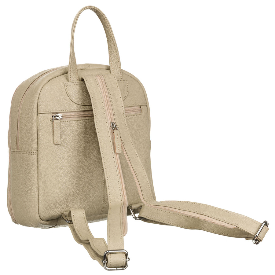 Leather bagpack ROVICKY RV-2629-FTS