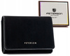 Leatherette wallet RFID PETERSON PTN 013-WEI