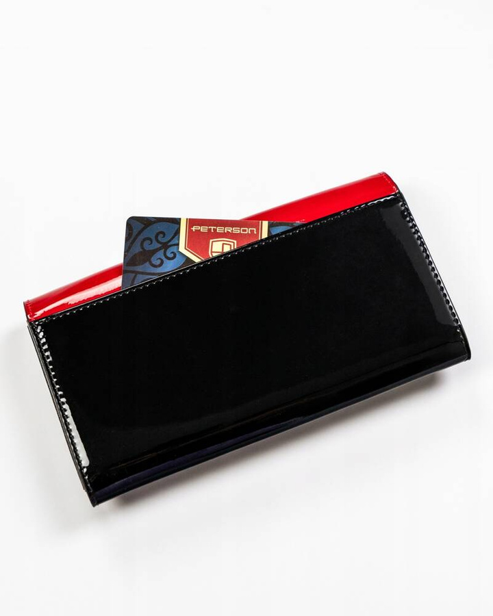 Leather wallet RFID PETERSON PTN 1N-411